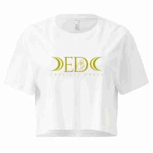 Crop top E.D clásico manga corta Blanco